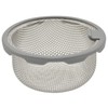 GAONA GA-PB084 Shallow Trash Basket for Sinking, Silver