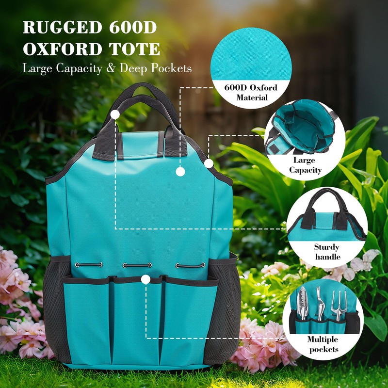 Garden Tool Set, Gardening Gifts for Women, Men, Mom, Dad,