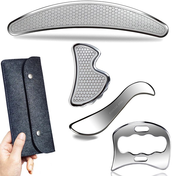 BYYDDIY - Juego de herramientas de raspador muscular Gua Sha