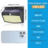 Solar Outdoor Lights, [138 LED/4 Packs] Solar Motion Sensor Security