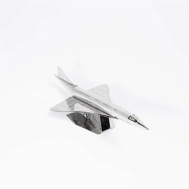 Metal-Time Supersonic Legend Metal Concord Model Cargo Aircraft Assemble Model Kit 3D Model DIY Kit Aeroplane Work Model 7 Pieces