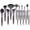 Juego de 15 brochas de maquillaje de calidad, brochas sintéticas