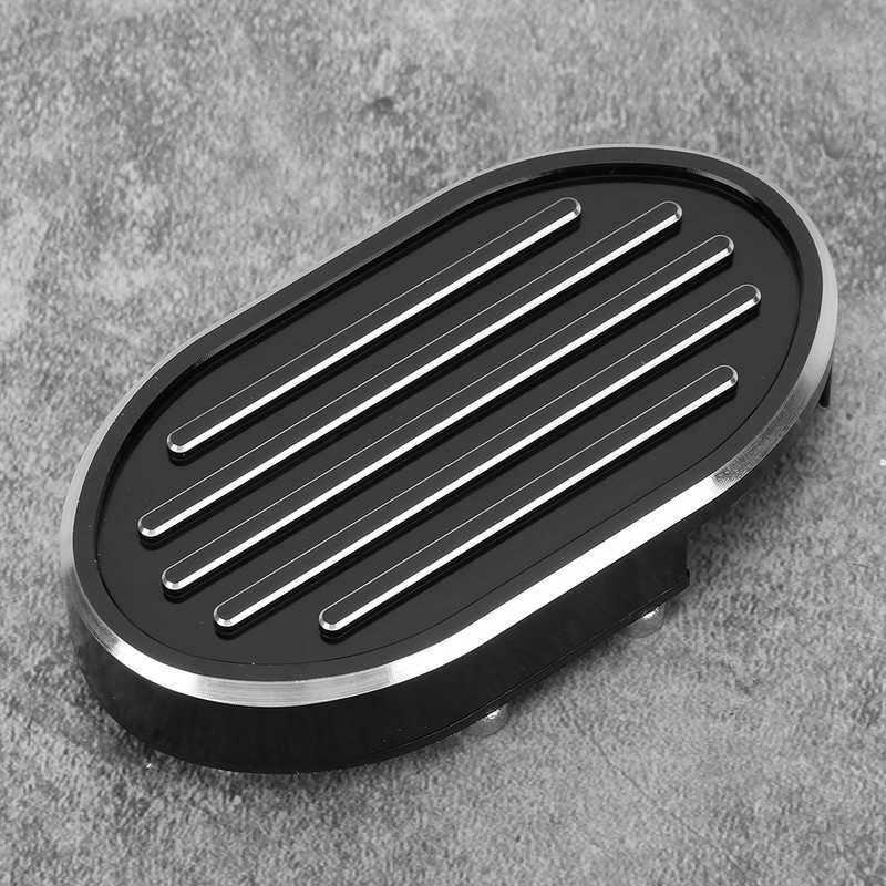 Stripe Style Brake Pedal Pad Motorcycle Footpeg Cover Accessory Fits