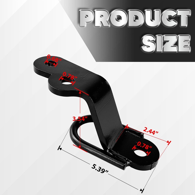 VONLX Three-Way Hitch Attachments Fit for ATV/UTV Type Trailers Universal