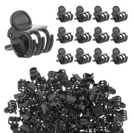 BOHUIZ Pack of 50 Orchid Clips, Plant Clips, Plastic Plant Clips, Small, 1.5 cm Flower Clips, Plant Clips for Supporting and Holding Plants