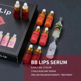 Bb Lips Kit Tinta Para Labios Microblading Estuche Suero