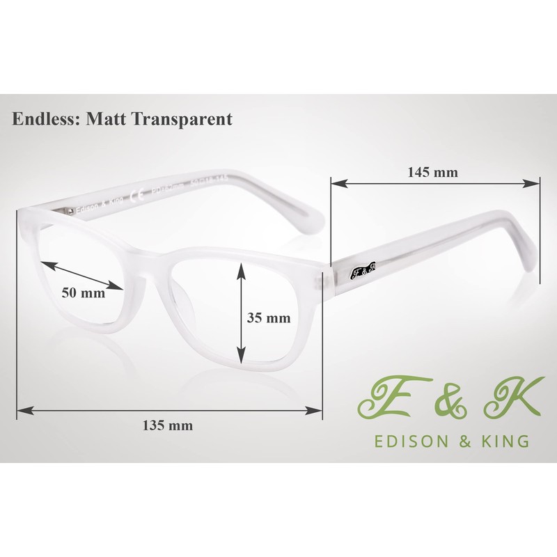 Edison & King Endless Glasses with Blue Light Filter –