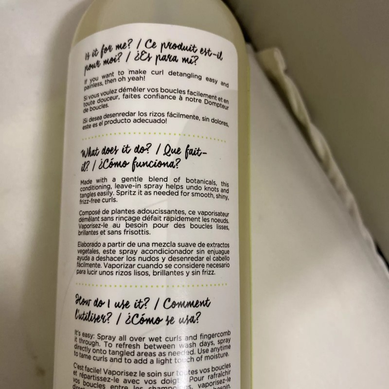 DEVACURL NO COMB DETANGLING SPRAY 8 OZ