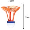 Voarge 3 Pieces Windproof Badminton Outdoor Badminton Shuttle, Windproof Nylon