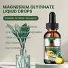 (2 Pack) Magnesium Glycinate Supplement, Liquid Magnesium Glycinate Liquid Drops