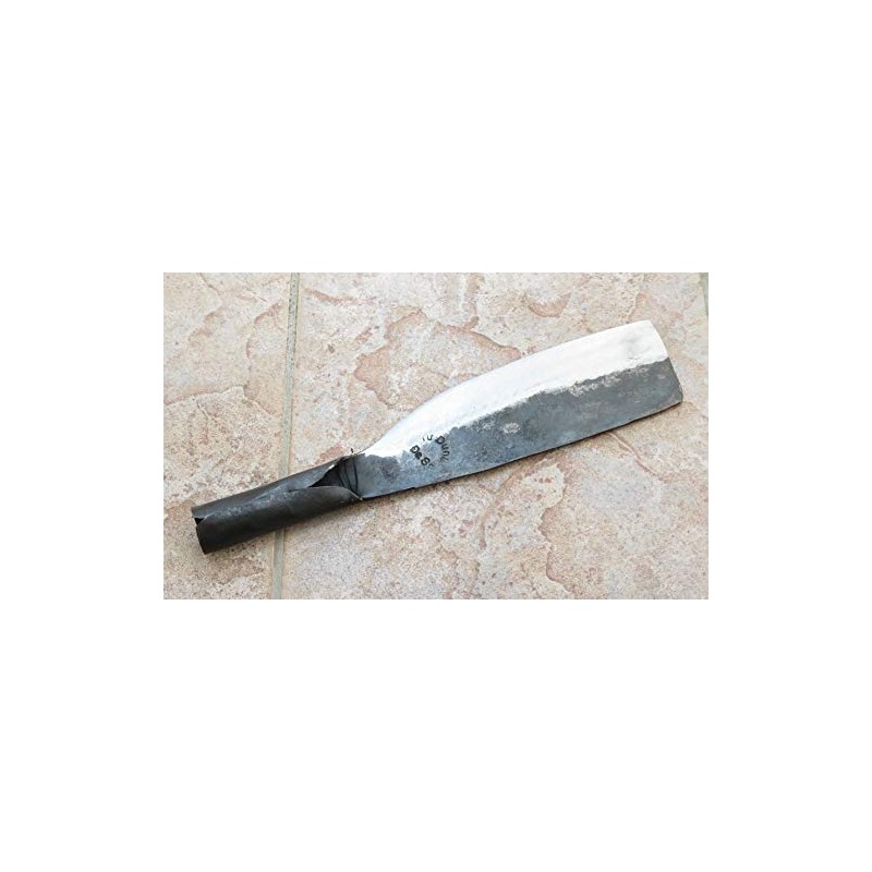 Crude - Chinese 8 Inch Carbon Steel Meat Chopping Cleaver,