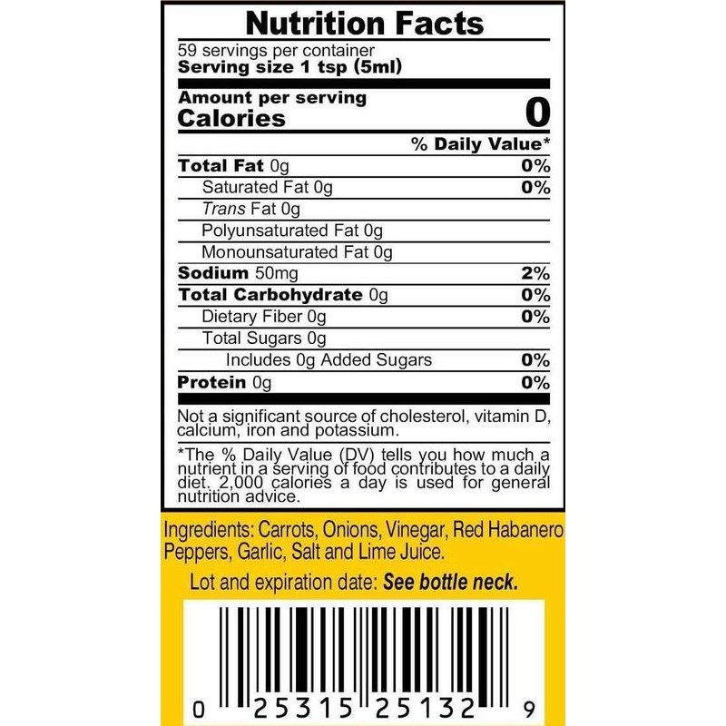 Marie Sharp's Garlic Pepper Sauce, 10 oz