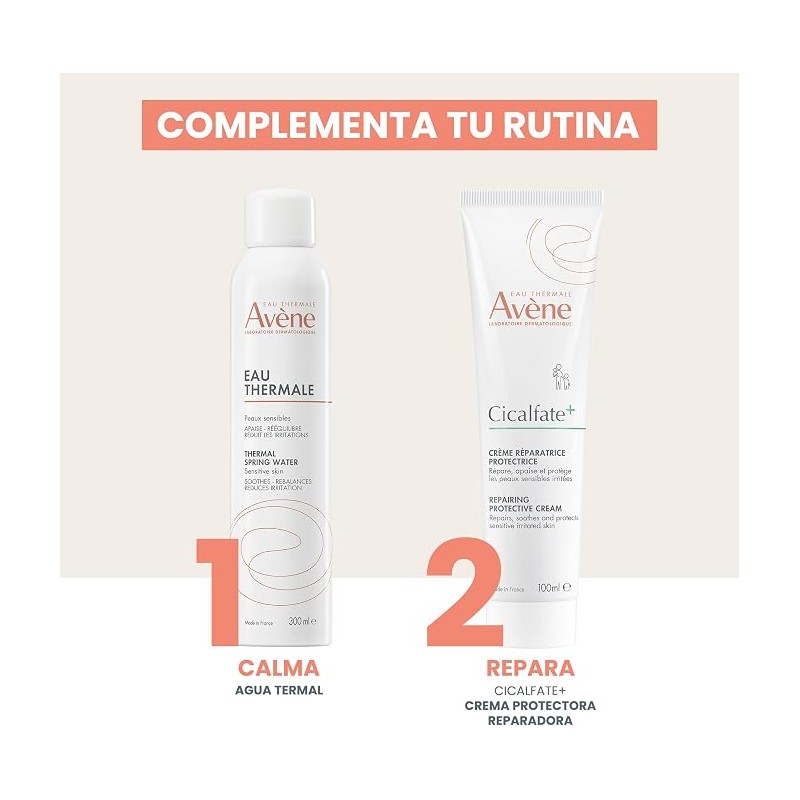 Avene Cicalfate+ Crema Hidratante Reparadora Piel Irritada, 100ml