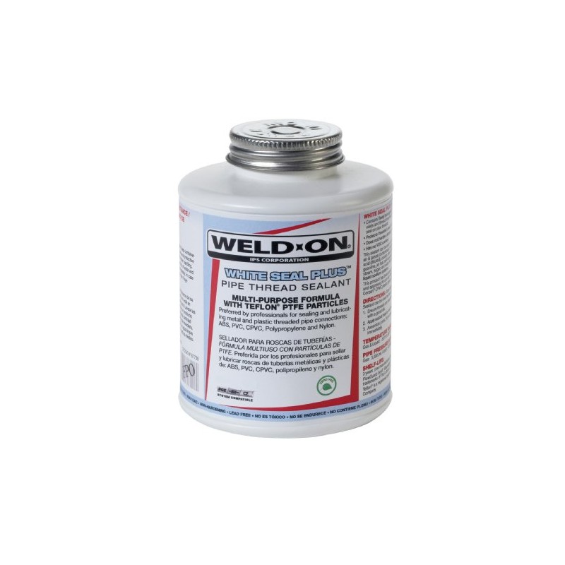 Weld-On 87730 White Seal Plus Multi-Purpose Pipe Thread Sealant with
