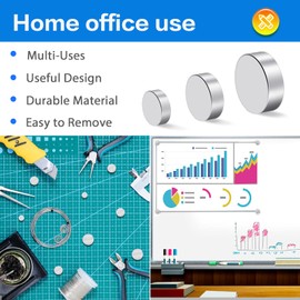 TRYMAG Small 400Pcs Rare Earth 3 Different Sizes Tiny Mini Magnets for Crafts, Small Round Fridge DIY Magnets for Miniatures,Multi-Use for Refrigerator, Office, Kitchen Cabinet, Crafts and Science