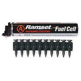 Ramset Powder Fastening Systems FPP012 1/2-Inch Steel Pins with Single Fuel Cell1000 Pack