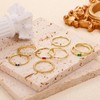 Gold Stackable Birthstone Rings for Women - Non Tarnish 14K