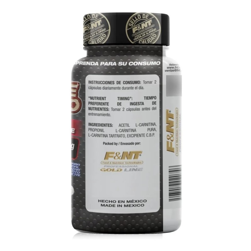 Carnitina Cpsulas L-carnitina Caps 100 De 600 Mg Fnt Gca
