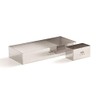 Decora Stainless Steel Rectangle, Silver, 30 x 25 x 5.5