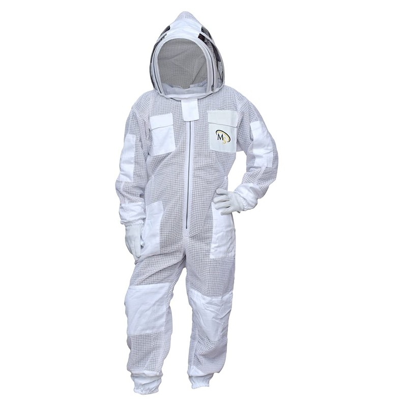 MS 3 Layer Bee Suit with One Pair Bee Gloves