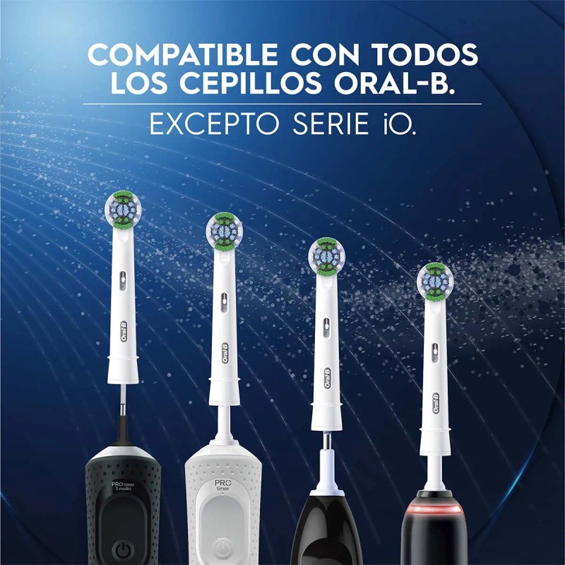 Cabezal Redondo Repuesto Cepillo Eléctrico Oral Precision Clean Unidades