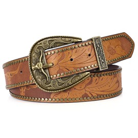 BELTROAD Western Belts for Men Cowboy Belt Women Vintage Cowgirl Men's Country Belt for Jeans Christmas Belts Gifts
