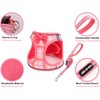 JdotMIN Plaid Step-in Dog Harness and Leash Set, for Small