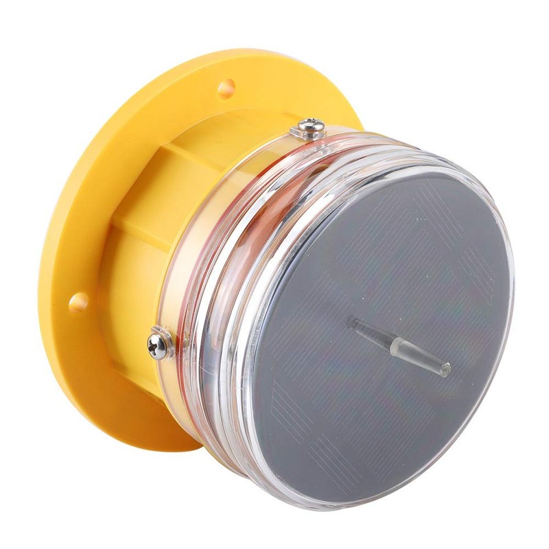 Beacon Safety Light,Solar Power Sidelight IP68 Waterproof LED Ship Marine