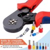 Herramientas de Crimpado de Casquillo (Awg23-7), Crimpadora de Terminales