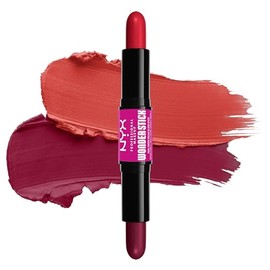 Nyx Professional Makeup Rubor Barra Wonder Ácido Hialurónico Hidratante Crema Dos Puntas Ámbar Brillante Fucsia