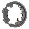 RACO 6244 Round Floor Box Non-Metallic Adapter Ring, Gray Finish