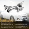 BREADEEP Aluminum Engine Coolant Water Outlet Housing Kit with Inlet