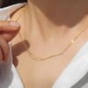 [33 FT] 18K Gold PVD Plated Satellite Chain Roll for