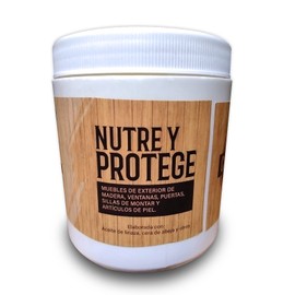 Cera para madera y piel