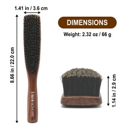 Hair Brush for Glossy and Tangle-Free Thin Hair: Soft Bristles to Prevent Breakage and Reduce Pain on Sensitive Scalps