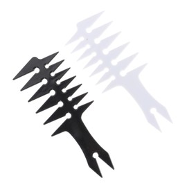 Healeved 2pcs Professional Wide Tooth Styling Comb for Salon and Home Use Static Ergonomic Hair Comb for Thick Curly Straight Hair Durable Gentle Detangling Tool for Men and Random Color