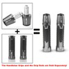 Universal 7/8" 22mm Motorcycle Handlebar Grip, Fit with Suzuki SV650