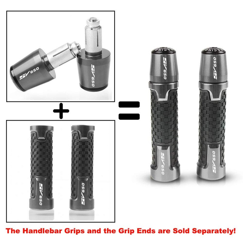 Universal 7/8" 22mm Motorcycle Handlebar Grip, Fit with Suzuki SV650