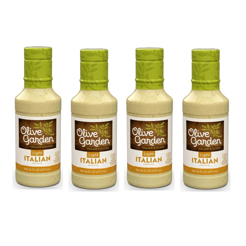 Olive Garden 4-Pack Olive Garden Light Italian Dressing Size 16