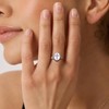 sagrence 925 Sterling Silver Cross Cremation Ring for Ashes Memorial