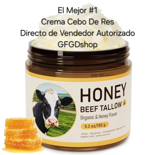 Cara Crema Cebo De Res Con Miel y Aceite Oliva