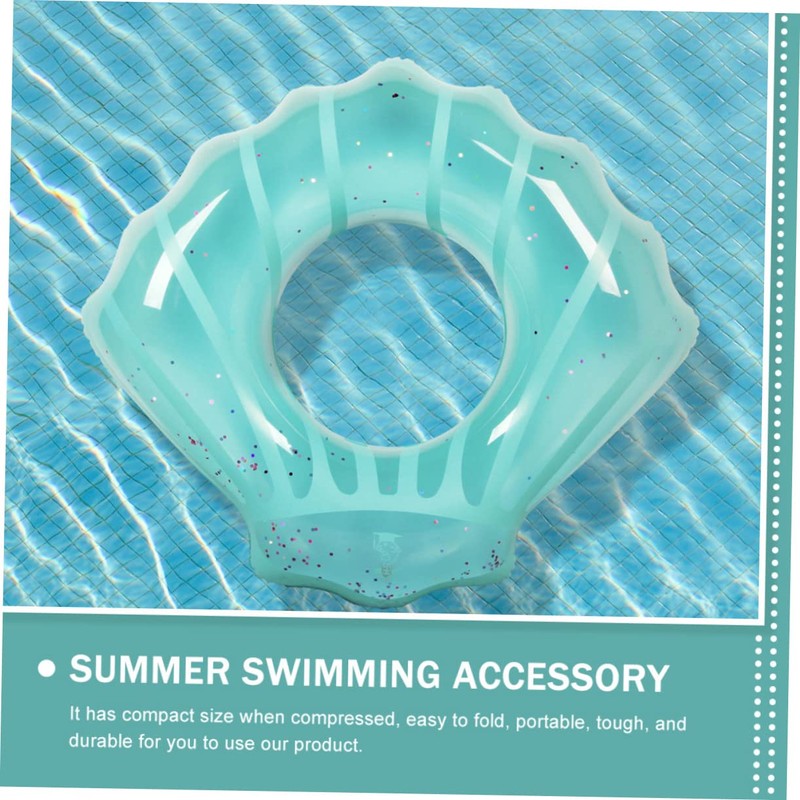 WHAMVOX Inflatable Pool Float Thickened Adult Swimming Glitter Design for