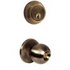 Lock Prolok MY-CT5362BOLA-US5 Combo de pomo bola función doble, latón