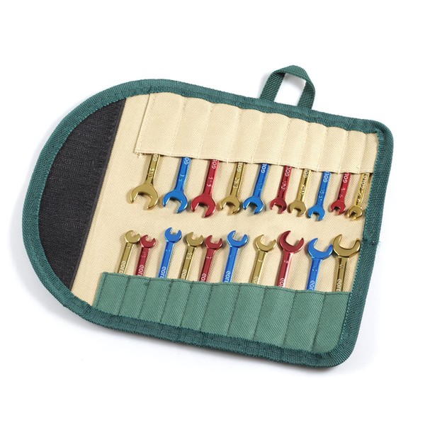 GOLD DEER Mini Coloured Combination Spanner Set 20 Pieces 5/32