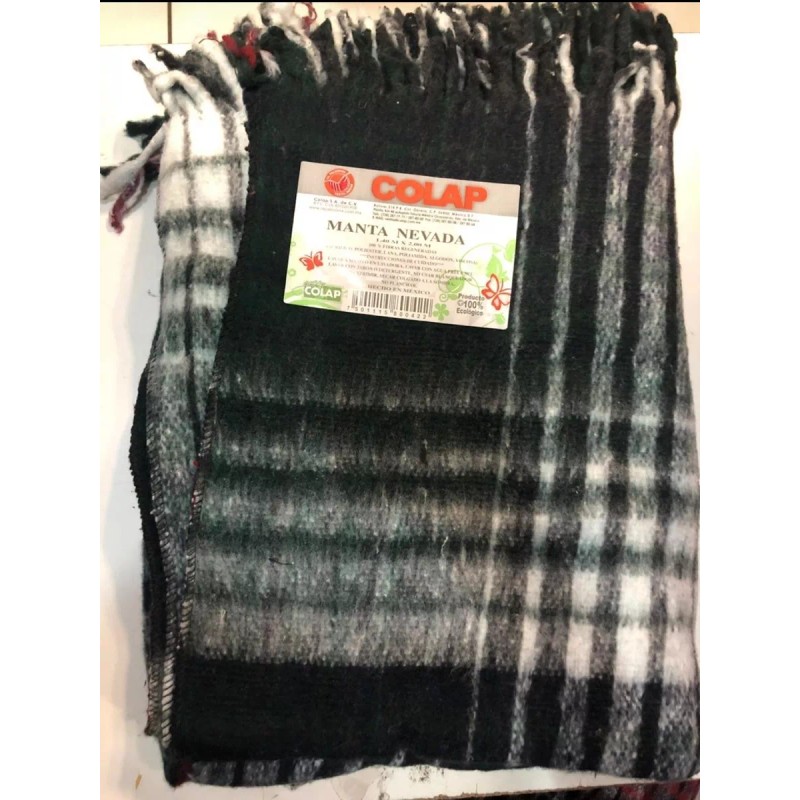 Colap Cobija C/barba Tilma Nevada 1.40mx2m Colap Ecológica Gruesa