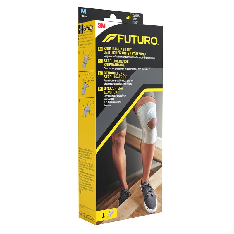 FUTURO Knie-Bandage mit seitlicher Unterstützung 46164, M (36.8 - 43.2