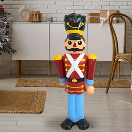 Harilla Inflatable Christmas Decoration, Inflatable Yard Decoration, Outdoor Decoration, Figure for Gifts, Party Supplies for Outdoor, Birthday, Guardian