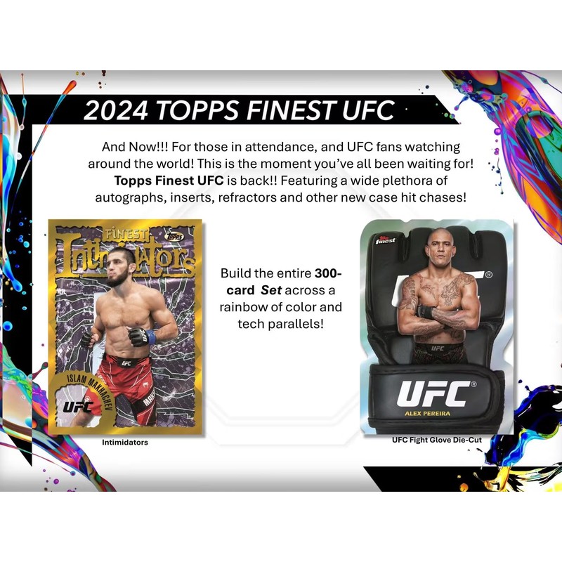2024 Topps Finest UFC 6-Pack Blaster Trading Card Box