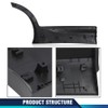 PIT66 Matte Black Rear Left Door Lower Molding Door Garnish