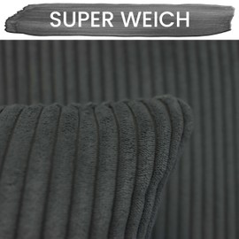 Amilian Set of 2 cushion covers, 40 x 40 cm, covers for sofa cushions, decorative cushions, cushion covers 40 x 40 cm, cushion cover, fog sound